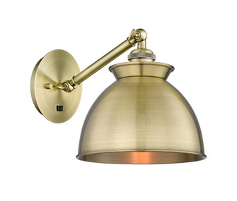 Adirondack - 1 Light - 8 inch - Antique Brass - Sconce (3442|317-1W-AB-M14-AB)
