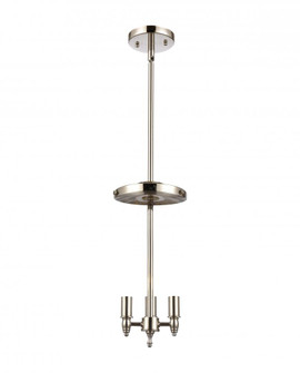 Lake Placid - 3 Light - 16 inch - Polished Nickel - Pendant (3442|221-3S-PN)