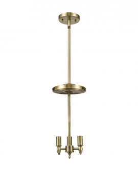 Lake Placid - 3 Light - 16 inch - Antique Brass - Pendant (3442|221-3S-AB)