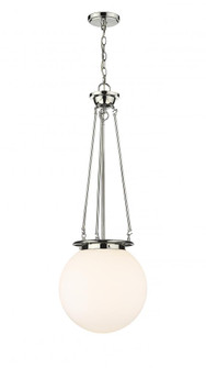 Beacon - 1 Light - 14 inch - Polished Nickel - Chain Hung - Pendant (3442|221-1P-PN-G201-14)