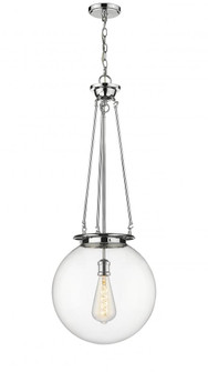 Beacon - 1 Light - 16 inch - Polished Chrome - Chain Hung - Pendant (3442|221-1P-PC-G202-16)
