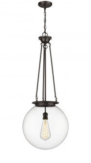 Beacon - 1 Light - 16 inch - Oil Rubbed Bronze - Chain Hung - Pendant (3442|221-1P-OB-G202-16)