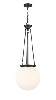 Beacon - 1 Light - 14 inch - Oil Rubbed Bronze - Chain Hung - Pendant (3442|221-1P-OB-G201-14)