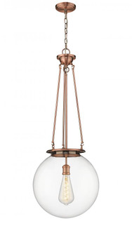 Beacon - 1 Light - 16 inch - Antique Copper - Chain Hung - Pendant (3442|221-1P-AC-G202-16)