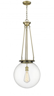Beacon - 1 Light - 16 inch - Antique Brass - Chain Hung - Pendant (3442|221-1P-AB-G202-16)