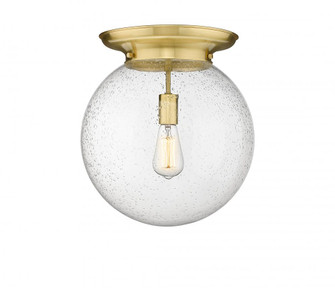 Beacon - 1 Light - 14 inch - Satin Gold - Flush Mount (3442|221-1F-SG-G204-14)