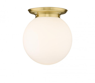 Beacon - 1 Light - 14 inch - Satin Gold - Flush Mount (3442|221-1F-SG-G201-14)