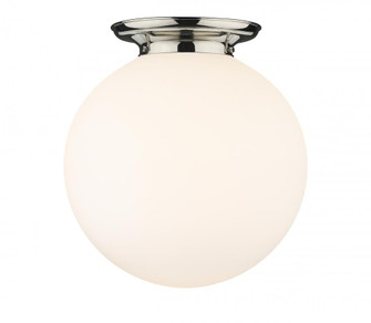 Beacon - 1 Light - 18 inch - Polished Nickel - Flush Mount (3442|221-1F-PN-G201-18)