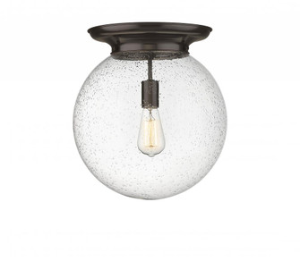 Beacon - 1 Light - 14 inch - Oil Rubbed Bronze - Flush Mount (3442|221-1F-OB-G204-14)