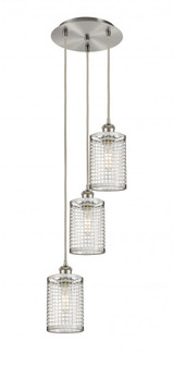 Nestbrook - 3 Light - 11 inch - Brushed Satin Nickel - Cord hung - Multi Pendant (3442|113B-3P-SN-M18-SN)