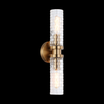 Weaver Aged Gold Brass Wall Sconce (3605|W32112AG)