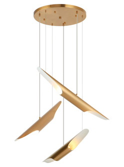 Stylus Aged Gold Brass Chandelier (3605|C32416AG)
