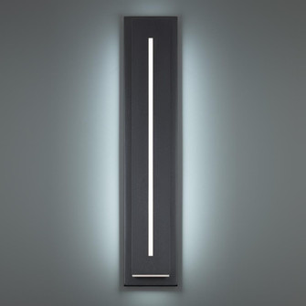 Midnight Outdoor Wall Sconce Light (3612|WS-W66236-40-BK)