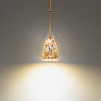HELIOS 18IN MINI PENDANT 3000K (3612|PD-74318-AB/GL)