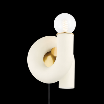 JOLIE Plug-in Sconce (6939|HL725201-AGB/TCR)