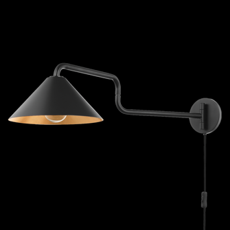 Brianna Plug-In Sconce (6939|HL629201-GL/SBK)