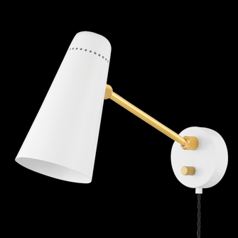 Alex Plug-In Sconce (6939|HL598201-AGB/SWH)