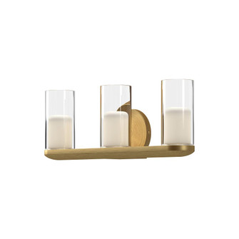 Birch 19-in Brushed Gold/Clear LED Vanity (461|VL53519-BG/CL)