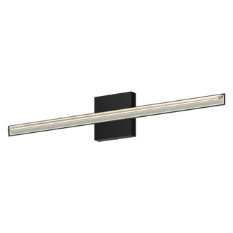 Saphir 34-in Black Damp-Rated Dimmable LED Vanity Light (461|VL27534-BK)