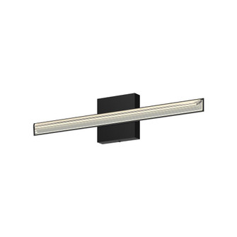 Saphir 23-in Black Damp-Rated Dimmable LED Vanity Light (461|VL27523-BK)