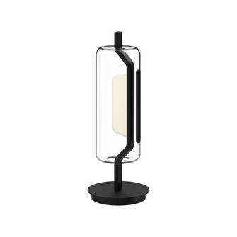 Hilo 18-in Black Dimmable LED Table Lamp (461|TL28518-BK)