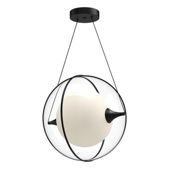 Aries 16-in Black LED Pendant (461|PD76716-BK)