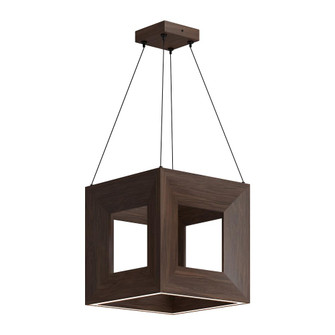 Morina 12-in Walnut LED Pendant (461|PD32912-WT)