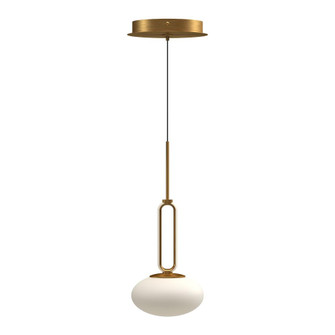 Tavira 6-in Brushed Gold LED Pendant (461|PD29806-BG)