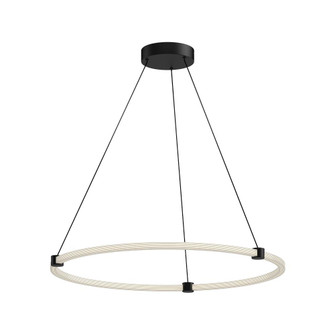 Bruni 32-in Black LED Pendant (461|PD24732-BK)