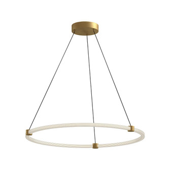 Bruni 32-in Brushed Gold LED Pendant (461|PD24732-BG)