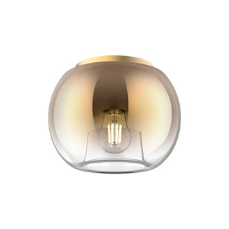 Samar 8-in Brushed Gold/Copper 1 Light Flush Mount (461|FM57508-BG/CP)