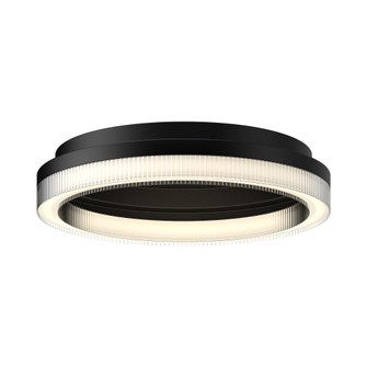 Calix 16-in Black LED Flush Mount (461|FM45316-BK)