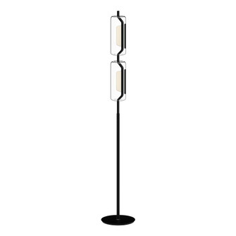 Hilo 63-in Black LED Floor Lamp (461|FL28563-BK)