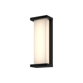 Bravo 14-in Black Dimmable LED Outdoor Wall Sconce (461|EW70714-BK)