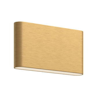 Slate 10-in Brushed Gold LED Wall Sconce (461|AT68010-BG)