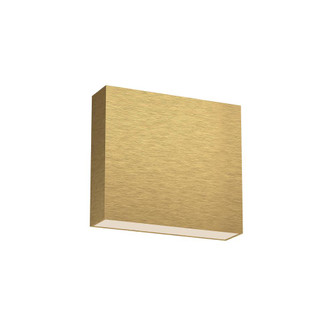 Mica 6-in Brushed Gold LED All terior Wall (461|AT6606-BG)