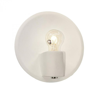 Shield Wall Sconce (254|CER-7051-MAT-NCKL)