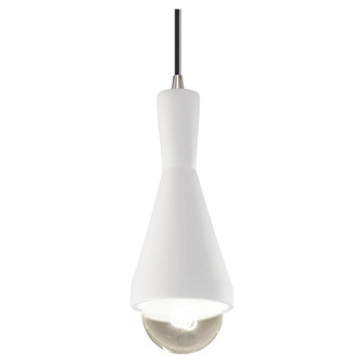 Erlen 1-Light Pendant (254|CER-6520-WHT-NCKL-BKCD-LED1-700)