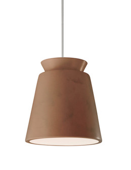Small Trapezoid Pendant (254|CER-6425-TERA-NCKL-RIGID)