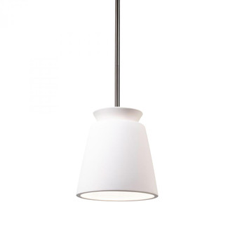 Small Trapezoid LED Pendant (254|CER-6425-BIS-NCKL-RIGID-LED1-700)