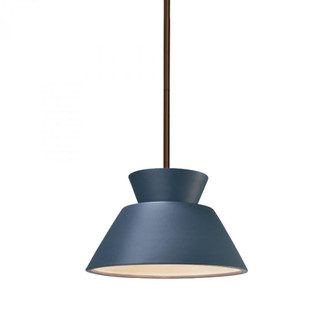 Trapezoid 1-Light LED Pendant (254|CER-6420-MID-DBRZ-RIGID-LED1-700)
