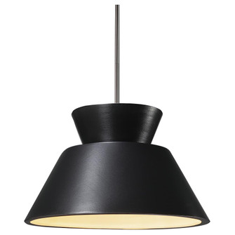 Trapezoid 1-Light LED Pendant (254|CER-6420-CRB-NCKL-RIGID-LED1-700)