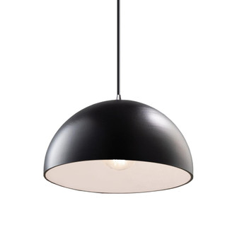 Dome 1-Light Pendant (254|CER-6250-CRB-CROM-BKCD)