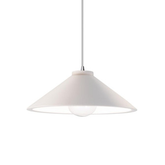 Flare 1-Light Pendant (254|CER-6240-BIS-CROM-WTCD)
