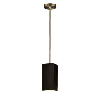 Rectangle Pendant (254|CER-6210-CRB-ABRS-RIGID)