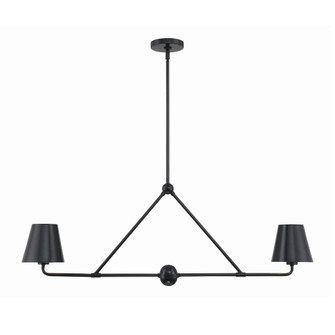 Xavier 42'' Matte Black Linear Chandelier (205|XAV-B9302-MK)