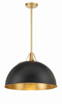 Soto 20'' Matte Black + Antique Gold Pendant (205|SOT-18015-MK-GA)