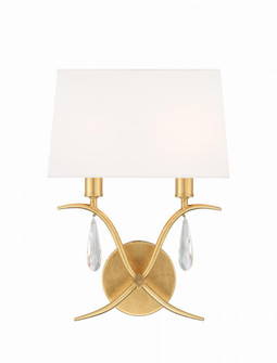 Rollins 10'' Antique Gold Sconce (205|ROL-18802-GA)