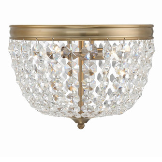 Nola 11.5'' Vibrant Gold Flush Mount (205|NOL-312-VG-CL-MWP)