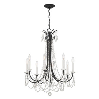 Karrington 26'' Matte Black Chandelier (205|KAR-90908-MK-CL-MWP)